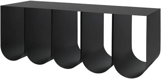 Kristina Dam Studio Curved Banco Negro