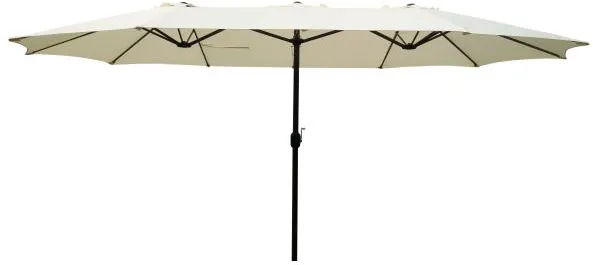 Parasol doble beige 220x400cm