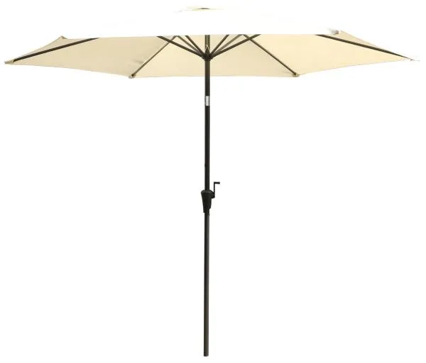 Sombrilla con inclinación beige 300cm
