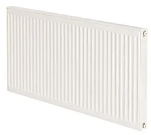 Radiador con válvula Purmo Compact 11 - 400 x 600 mm, RAL 9016, Blanco