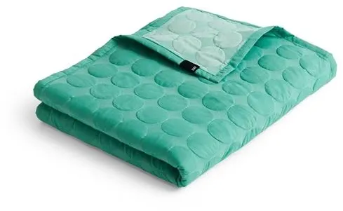 HAY Mega Dot Colcha Orgánica 235x245 Verde Mar