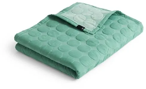 HAY Mega Dot Colcha Orgánica 195x245 Verde Mar