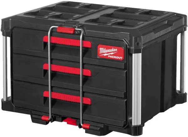 Milwaukee Packout Caja con 3 cajones